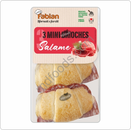 Fabian 3 Mini Brioches Salami Fabian 3 Mini Brioches Salami