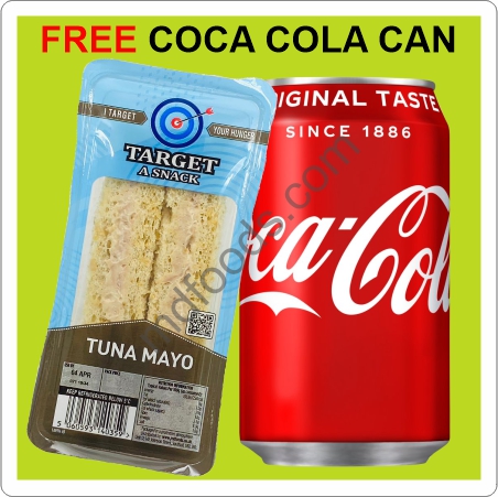 Target a Snack Tuna Mayo with Free Coca Cola Can Target a Snack Tuna Mayo with Free Coca Cola Can